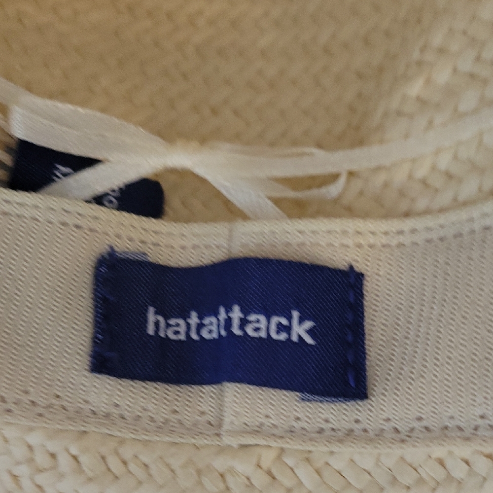 Stylish Cream Straw Hat - Picture 5 of 6
